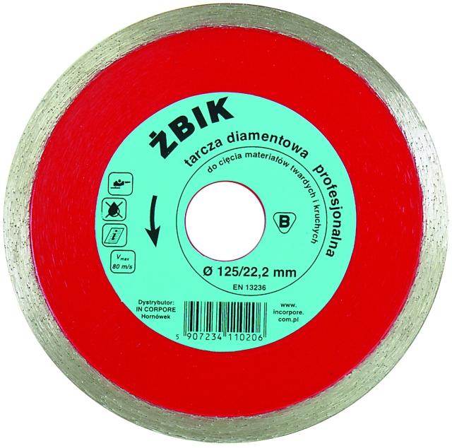 

Tarcza Diamentowa Do Gresu Marmuru Żbik 230MM