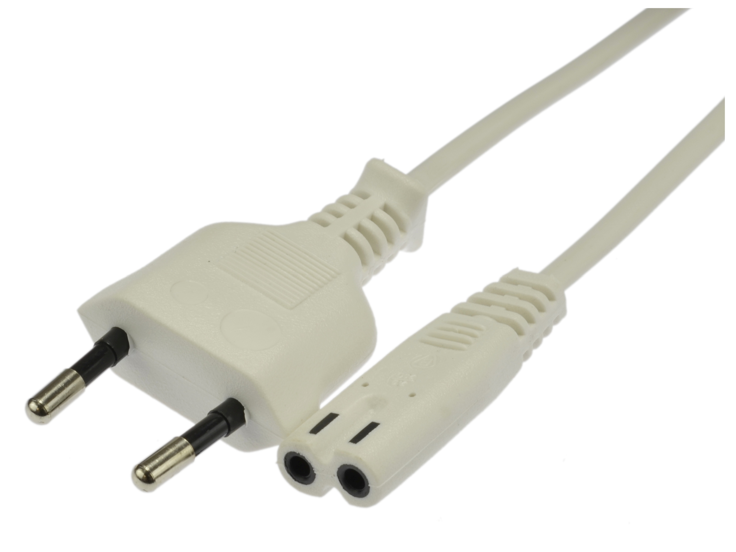 

Kabel zasilający LCD Rtv Agd ósemka C7 biały 2m