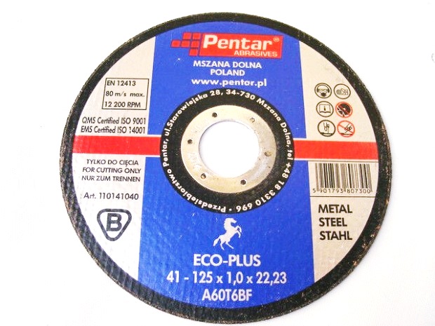 

Tarcza do cięcia stali 125x1 metalu Produkt Polski