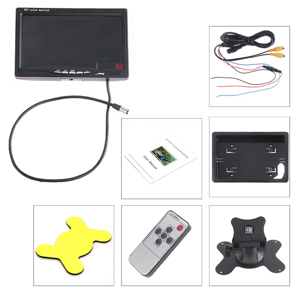MONITOR 7 KAMERA COFANIA BUS 9 IR 10M KABEL Camera supply voltage 12 V