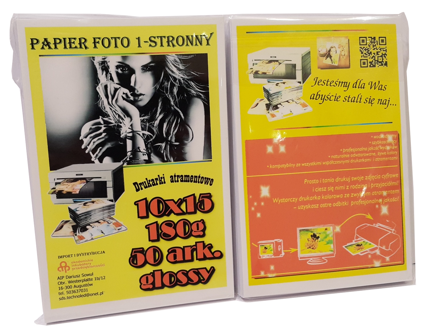 

Papier Foto Fotograficzny 10x15 180g Błysk 50ark.