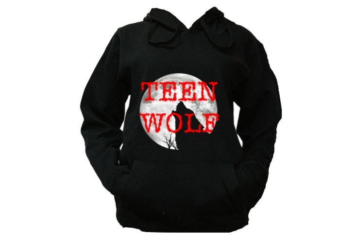 

Ciepła Bluza Kaptur Wzory Teen Wolf Wilkołak