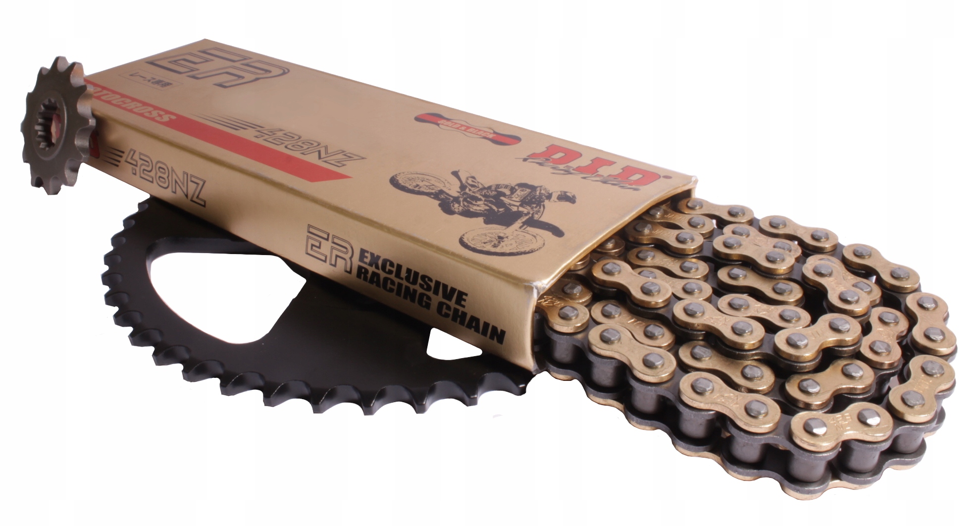 Sada pohonu Yamaha Ybr 125 05-06r Ozubení řetěz DiD Gold