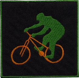Cyklistická nášivka - BMX freestyler HAFT