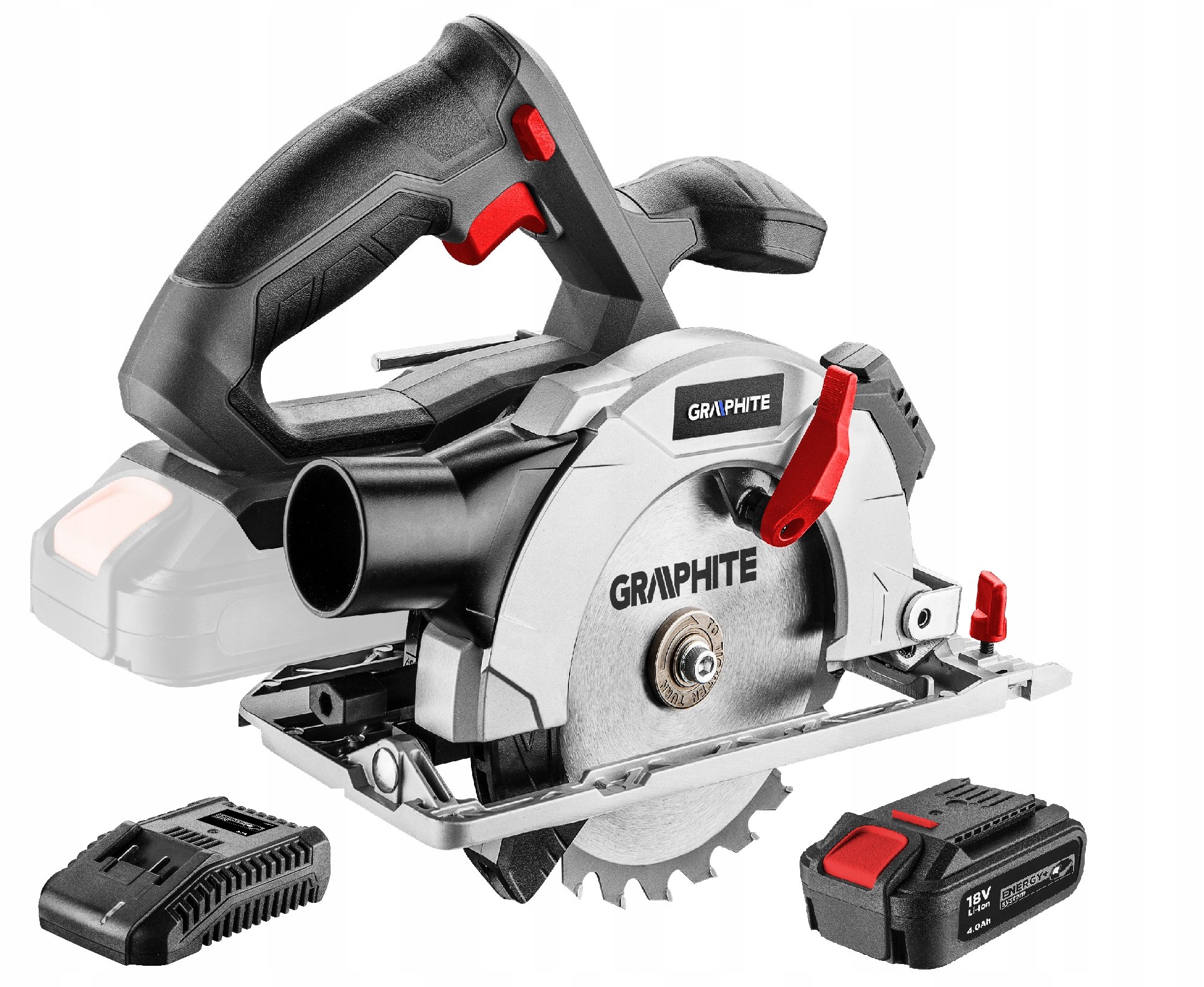 GRAPHITE PILARKA TARCZOWA AKUMULATOROWA 18V 58G008