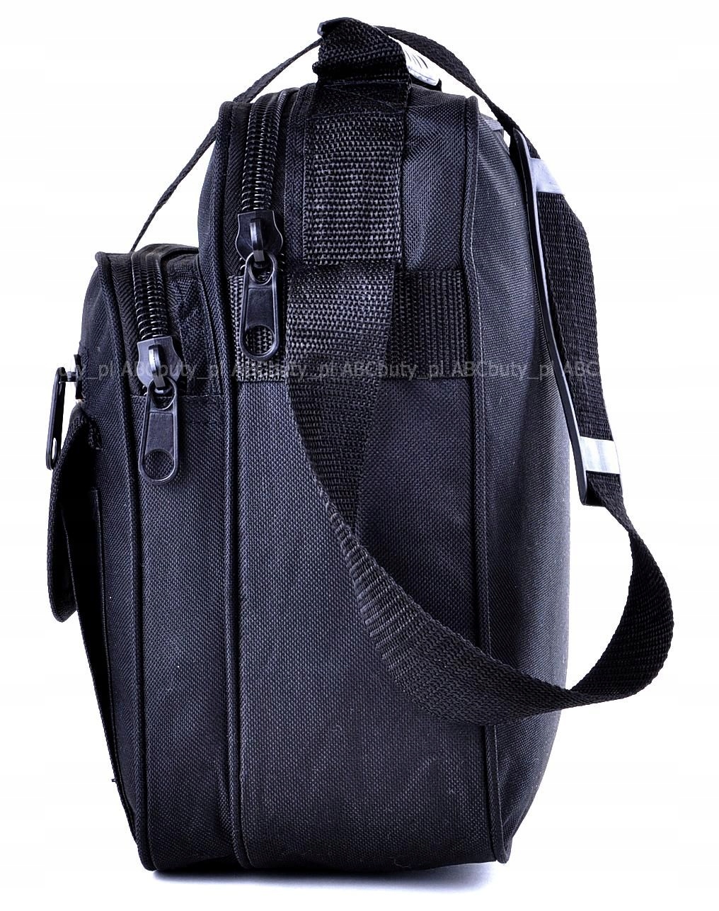 KLASYCZNA MAŁA MĘSKA TORBA NA BAGAŻ PODRĘCZNY PICIE LUNCH SASZETKA KABURA Wysokość 25 cm