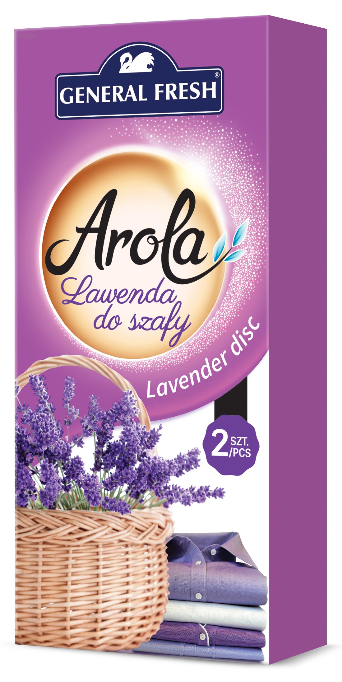 

General Fresh Arola lawenda do szafy 2szt