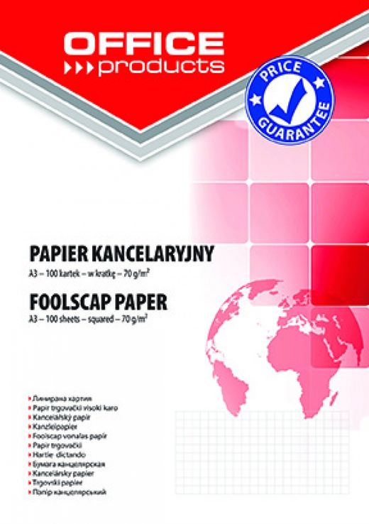 

Papier Kancelaryjny Kratka A3 OPK.100 Kartek