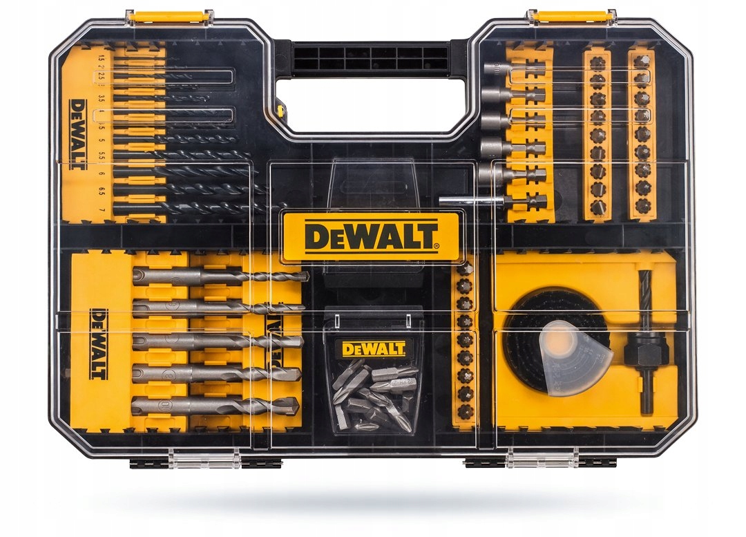 

Zestaw bitów wierteł nasadek 102cz DeWalt DT71583
