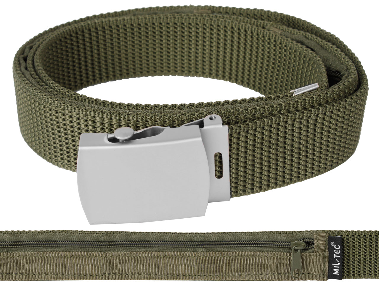 

Pas Parciany 30mm Z Kieszonką / Schowkiem Olive