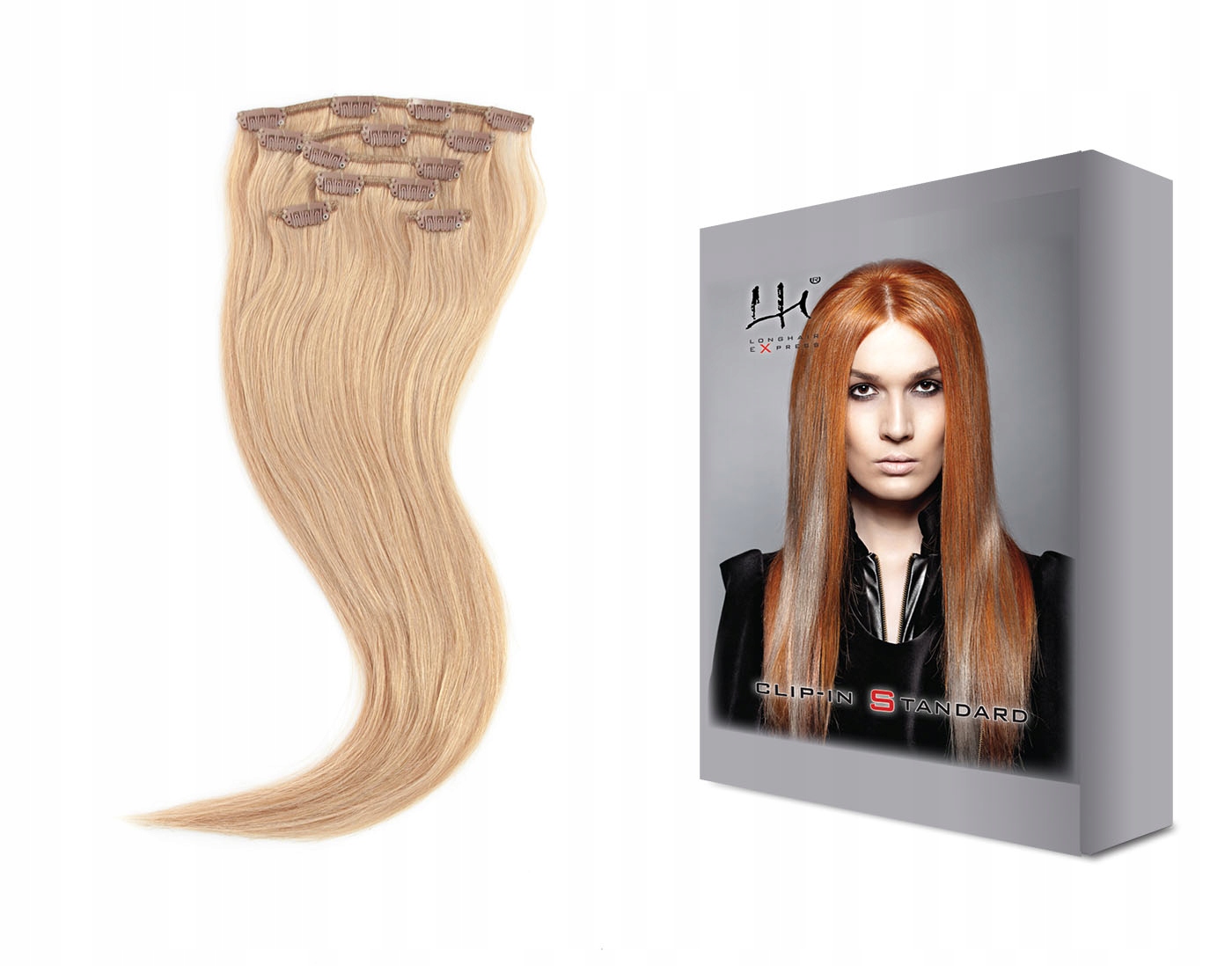 14 – 30 cm 8dílná sada přírodních vlasů