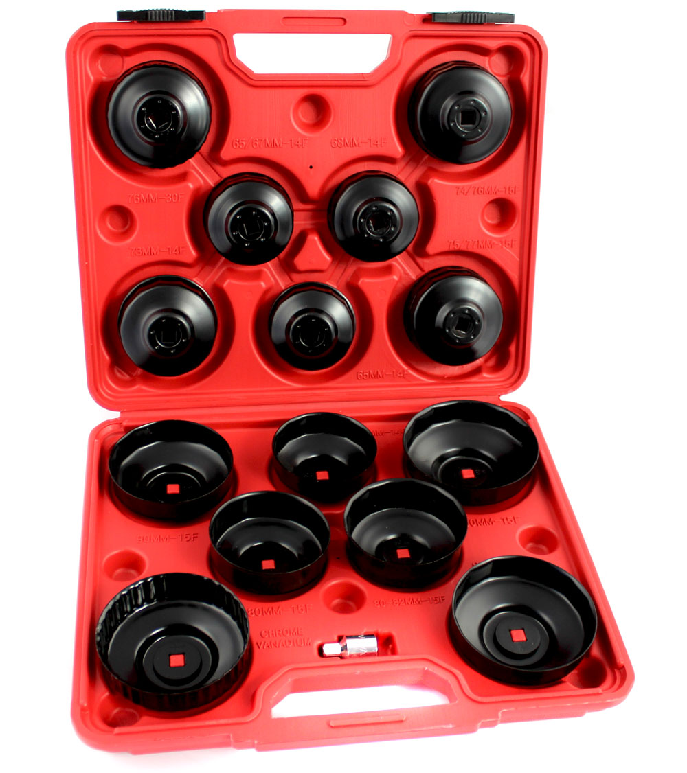 Zestaw Kluczy Nasadowych Do Filtrów Oleju 15pcs