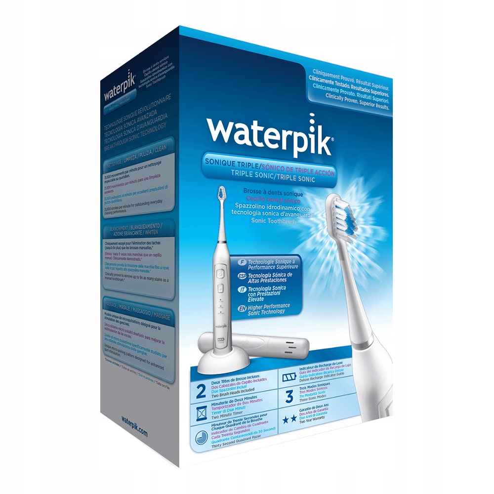

Waterpik Triple Sonic ST-01E szczoteczka soniczna