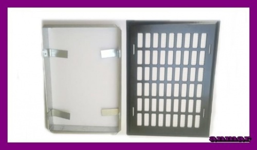 KRATKA KOMINOWA 10x17 METALOWA NA KOMIN CZARNA Marka Anmar