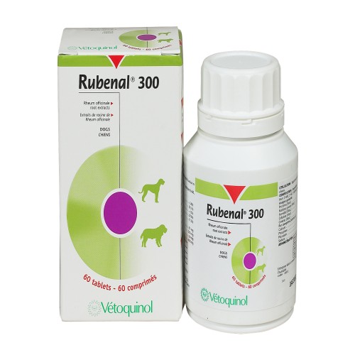 

Vetoquinol Rubenal 300 mg 60 tabletek + Gratis