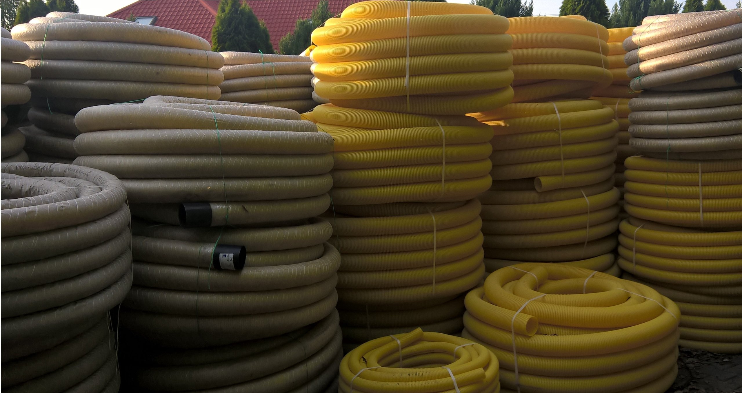 RURA DRENARSKA Z OTWORAMI DREN fi 80 50 mb Marka inna