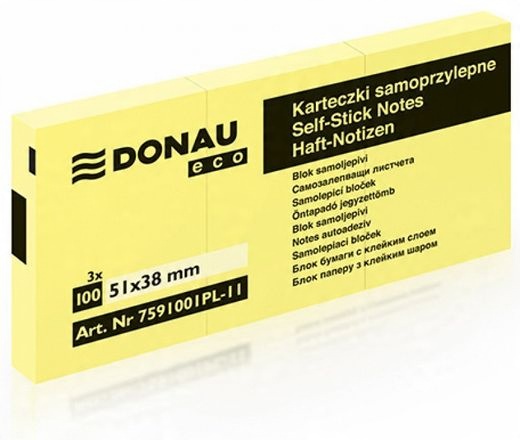 

Donau Bloczek Samoprzylepny 51x38mm x 100 3sztuki