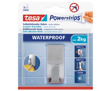 

Tesa Powerstrips Hak Haczyk Samoprzylepny Stal 2KG