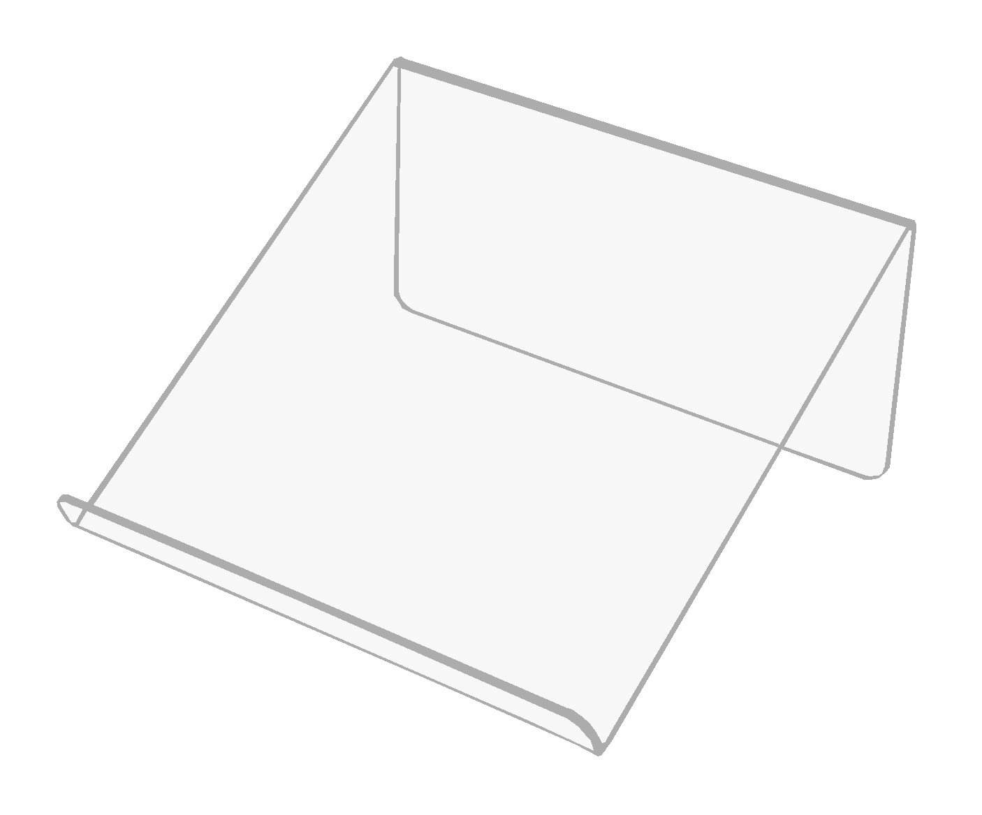 

Stojak Podstawka 25cm Laptop Książkę z Plexi 3mm