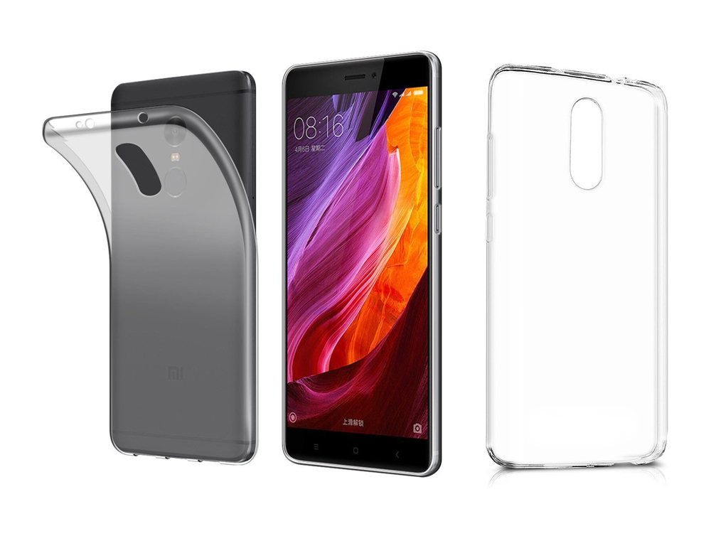 

Etui Nakładka Slim Clear + Szkło do Xiaomi Redmi 5