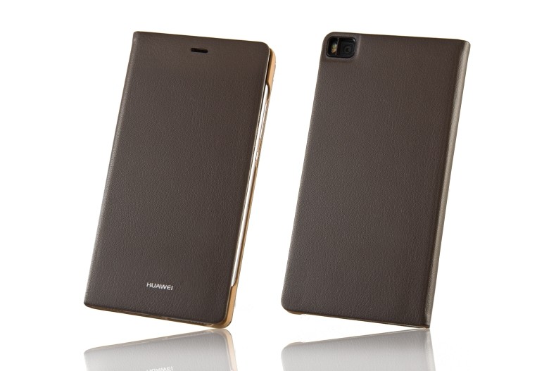 

Etui Flip Cover Huawei P8 Brązowe