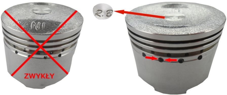 CYLINDER 80ccm GY6 4T ZIPP ZUMICO FERRO ROMET KPL Producent inny