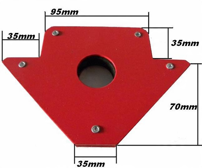 Магнитный уголок для сварки чертеж