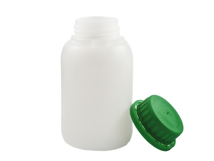 

Butelka Hdpe 250 ml nakrętka z plombą zielona