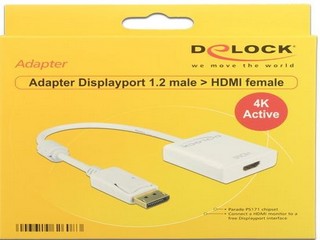 Adapter Aktywny Delock Dp Displayport Hdmi 4K
