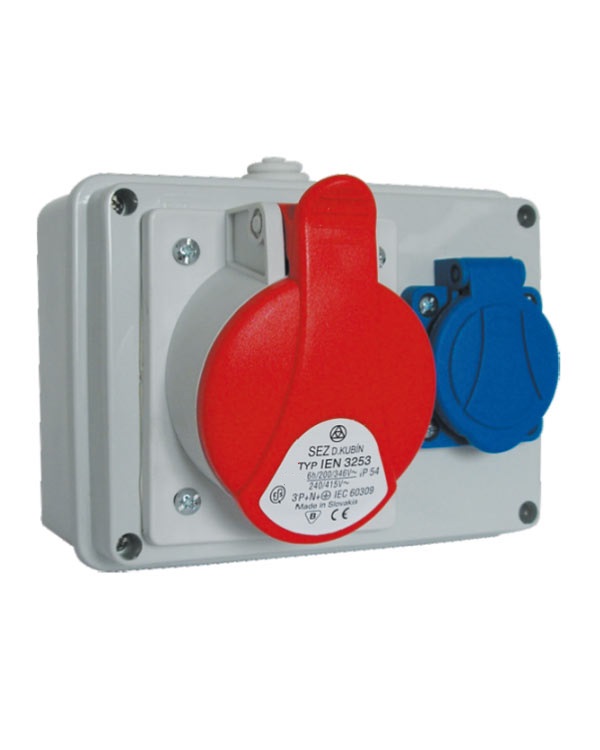 

Mini Rozdzielnia budowlana siłowa 32/5p 230V 030