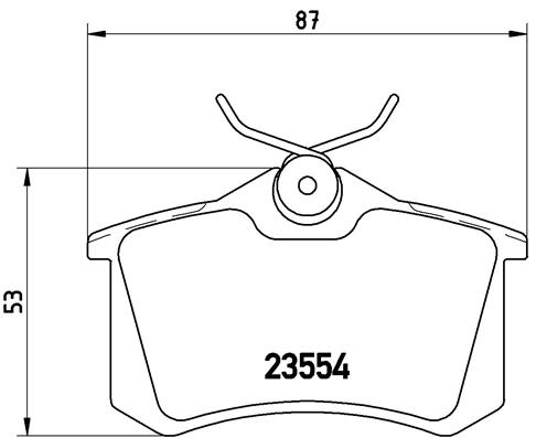 ГАЛЬМІВНІ ДИСКИ i Колодки Brembo Задній VW GOLF V VI JETTA IV 71 photo 3