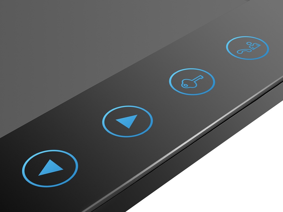 WIDEODOMOFON 2 Wejścia Pamięć Dotykowy Szyfrator Łączność Przewodowy