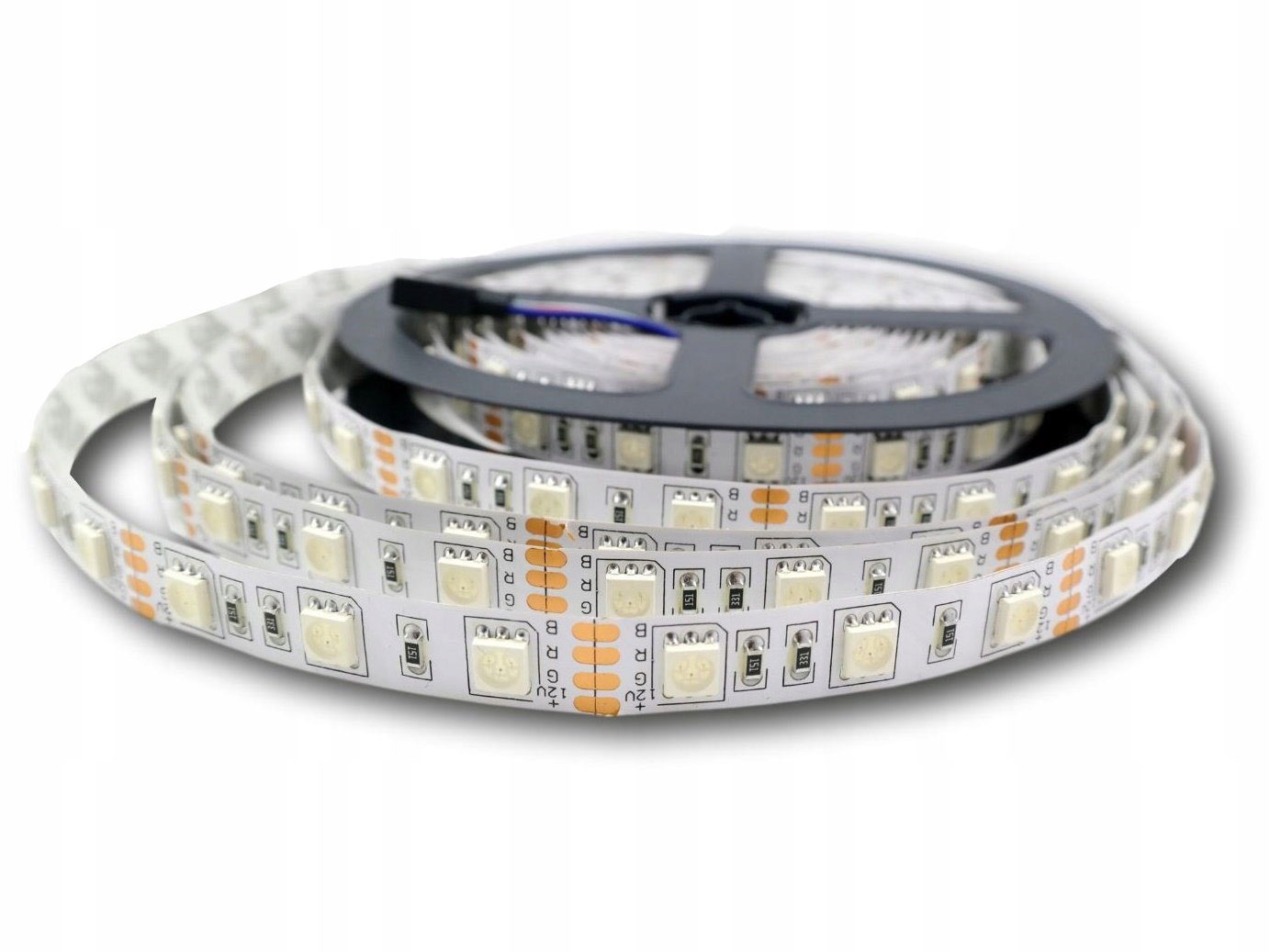 

Taśma Led 5050 300 Led Smd Rgb Full kolor biały 1m
