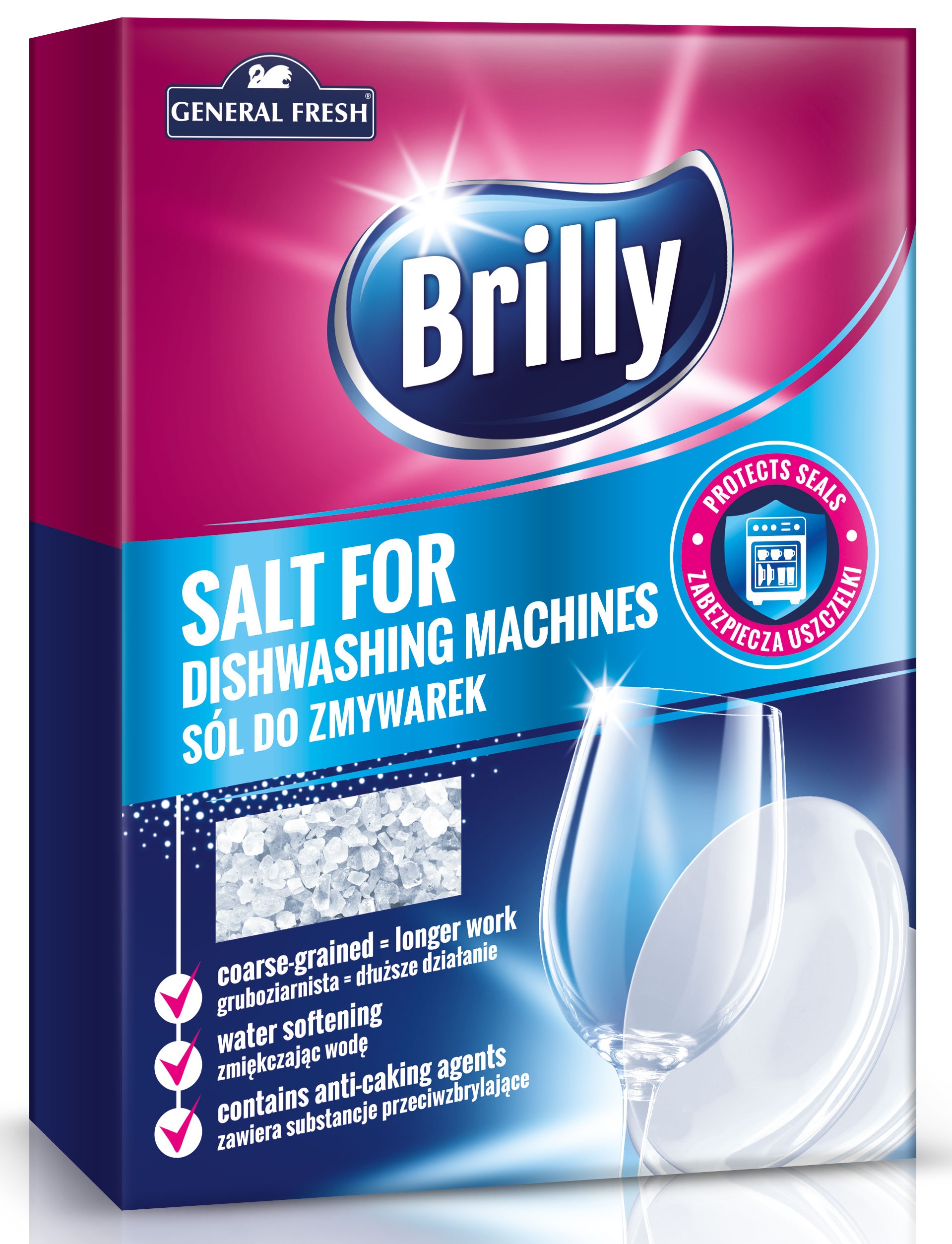 

General Fresh Brilly sól do zmywarek 1,5 kg