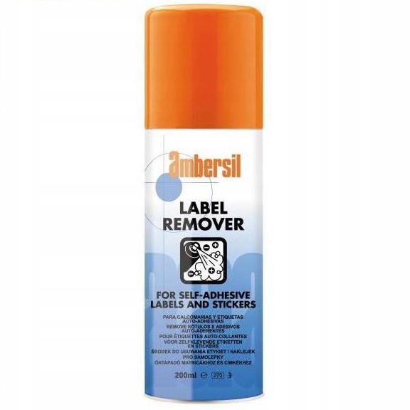 

Spray do usuwania etykiet Ambersil Label Remover