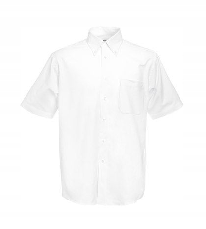 

Men Oxford Short Sleeve Shirt White L