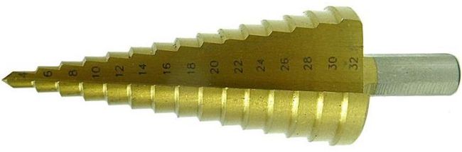 

Wiertło Stożkowe Stopniowe Hs Tytan 4-32mm Wiertła