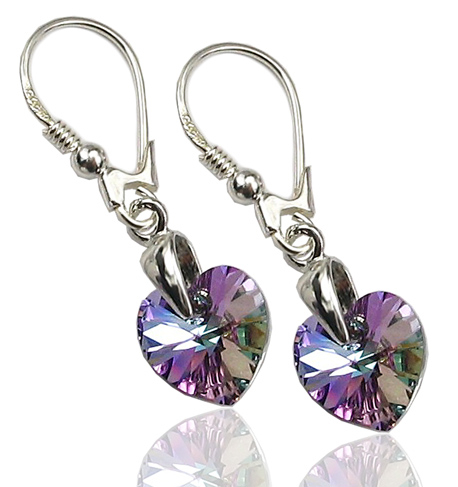 

Swarovski Kolczyki Srebrne Kryształy Vitrail Light