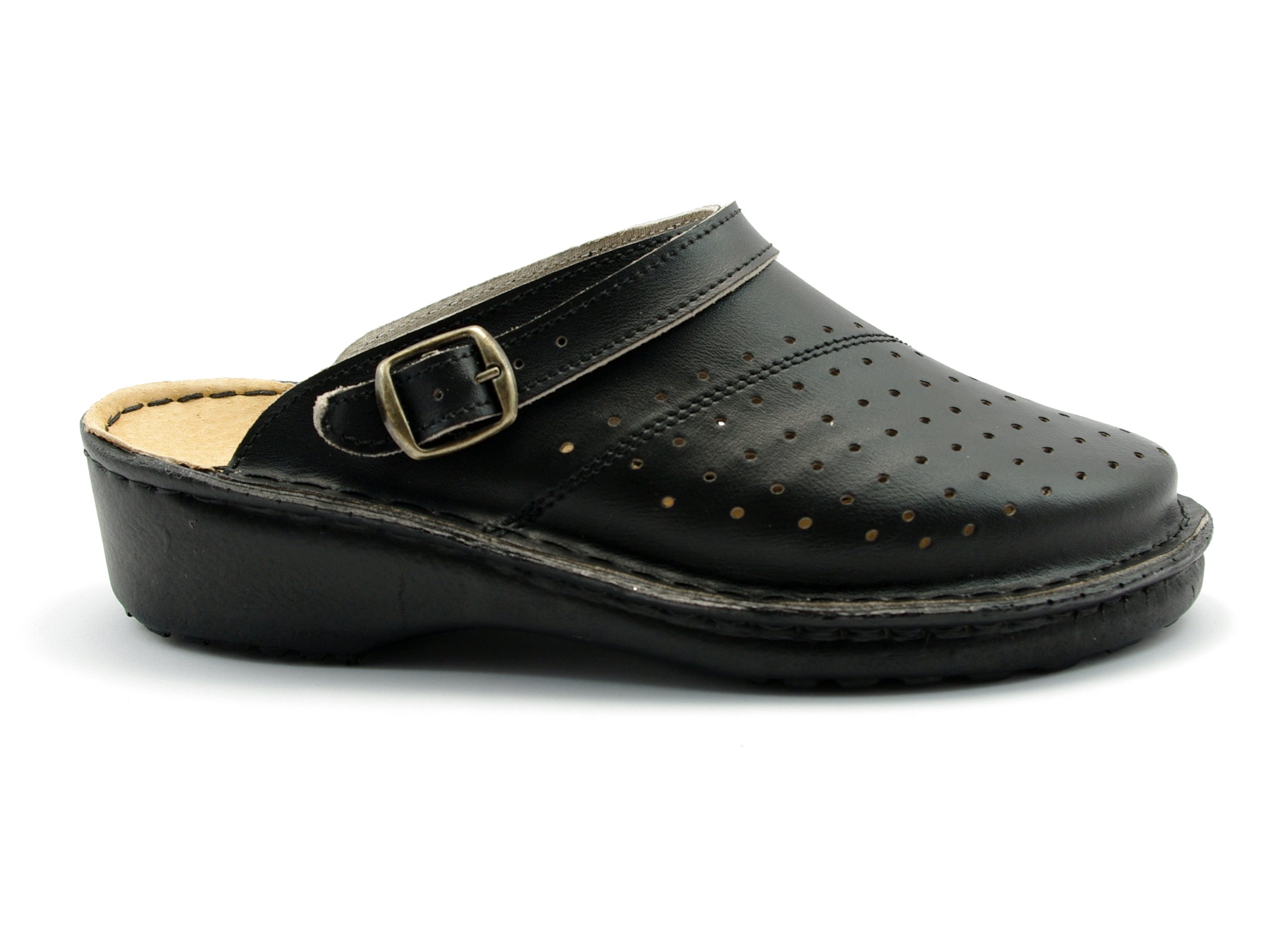 KLAPKI MEDYCZNE ORTOPEDYCZNE - SKÓRA GUMA roz. 37 Oryginalne opakowanie producenta pudełko