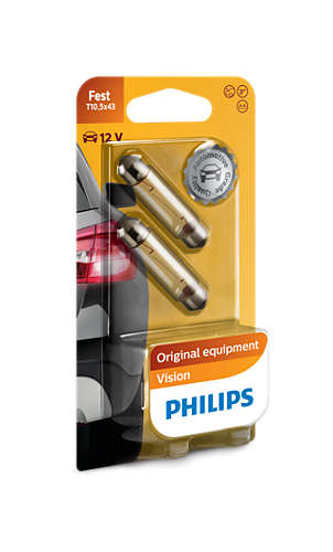 

Philips Zarowka Fest T10,5X43 12V 10W 12866B2