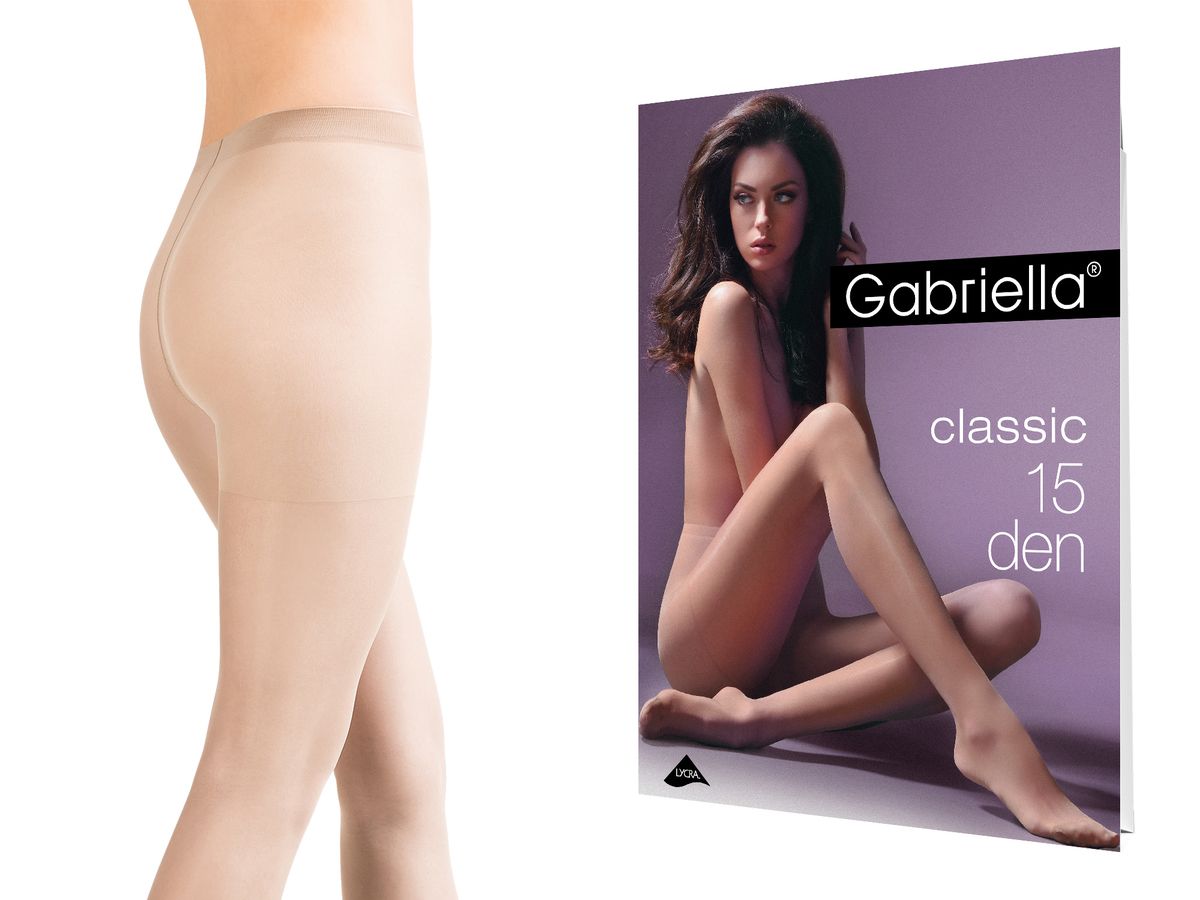 

Rajstopy Gabriella Classic 15 den Opal 2
