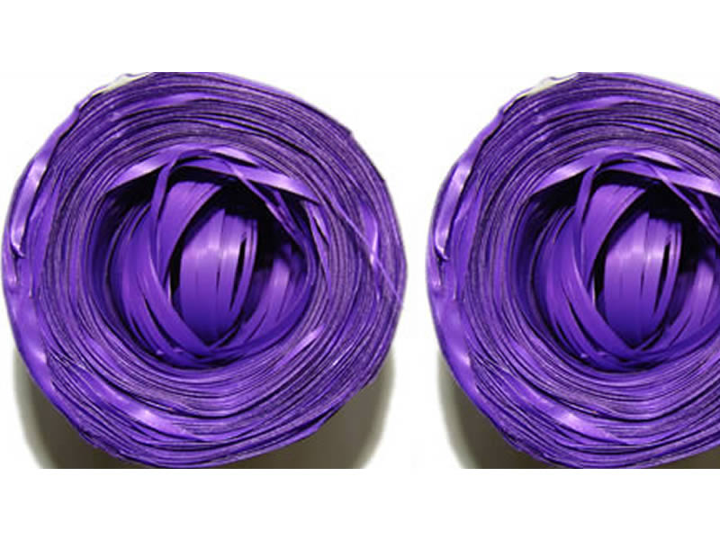 Rafia 8mm polyrafia Ciemna Fioletowa 10m