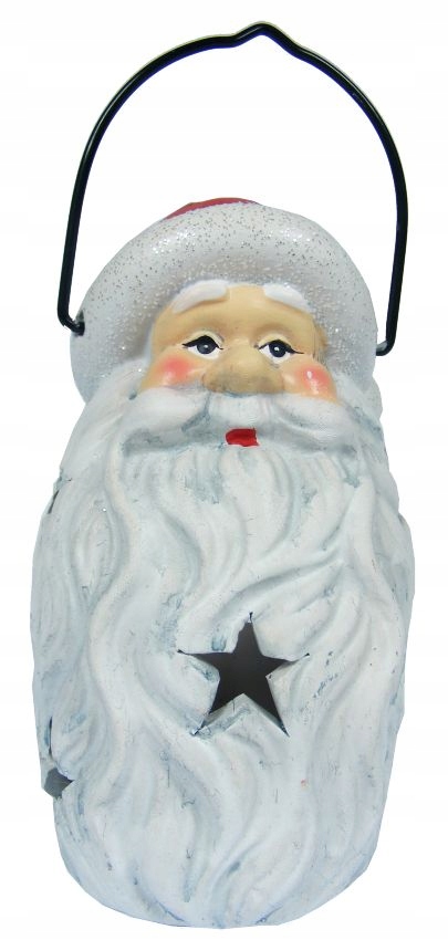 ŚWIECĄCA FIGURKA MIKOŁAJ LAMPION ŚWIĘTA 14CM Wysokość produktu 14 cm