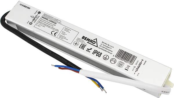 

Zasilacz Hermetyczny IP68 12V 2,5A 30W Do Led