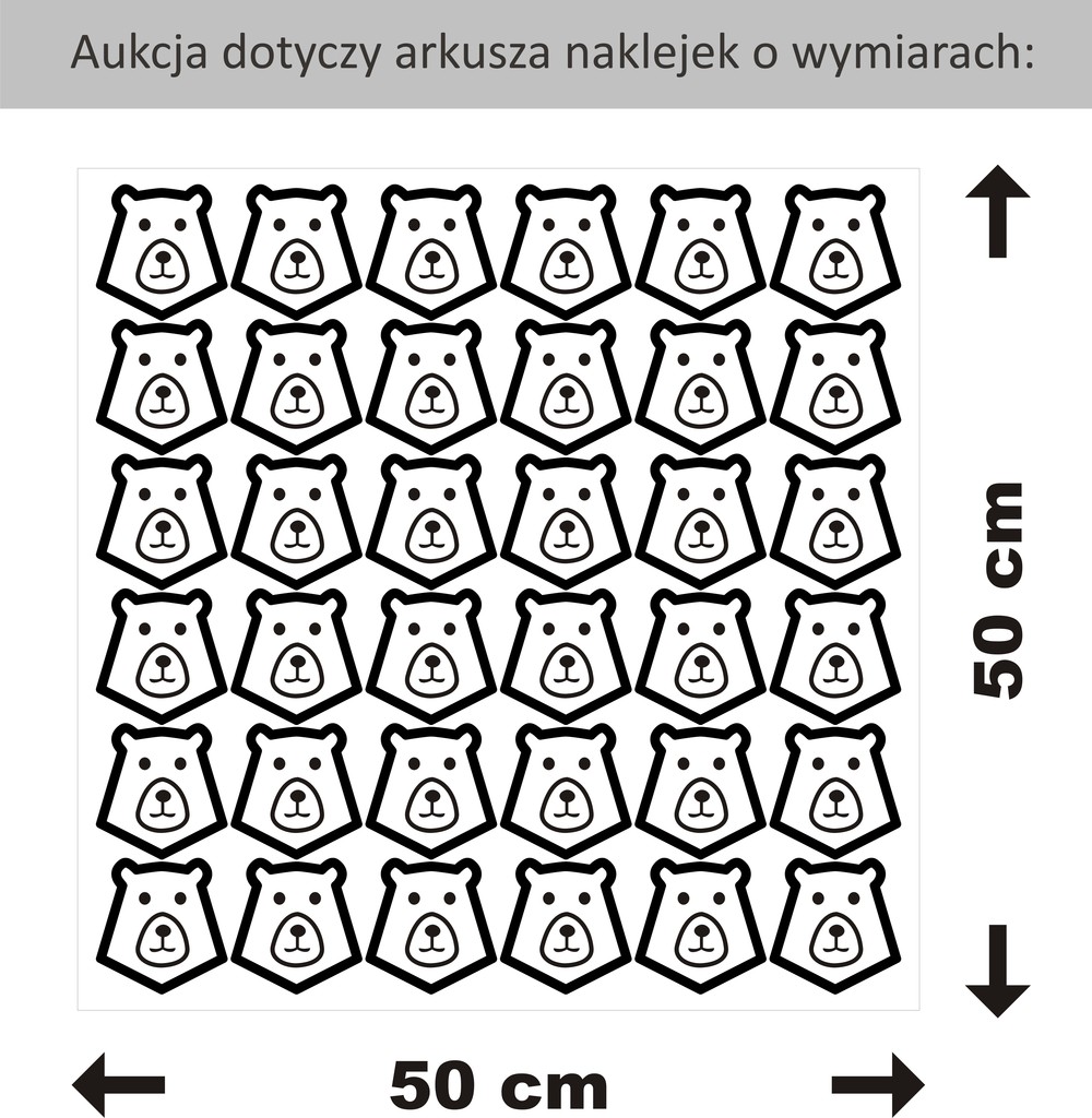 NAKLEJKI NA ŚCIANĘ miś autka sówka lis rower !!! Bohater Inny