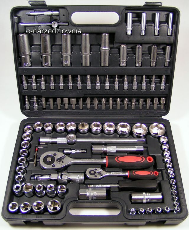 ZESTAW KLUCZY NASADOWYCH 108SZT + BITY 40SZT YATO Kod producenta KLUCZE