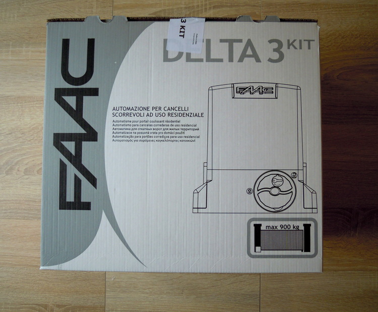 PEŁEN KOMPLET FAAC 741 (DELTA 3) z 3 pilotami Rodzaj napędu do bram przesuwnych