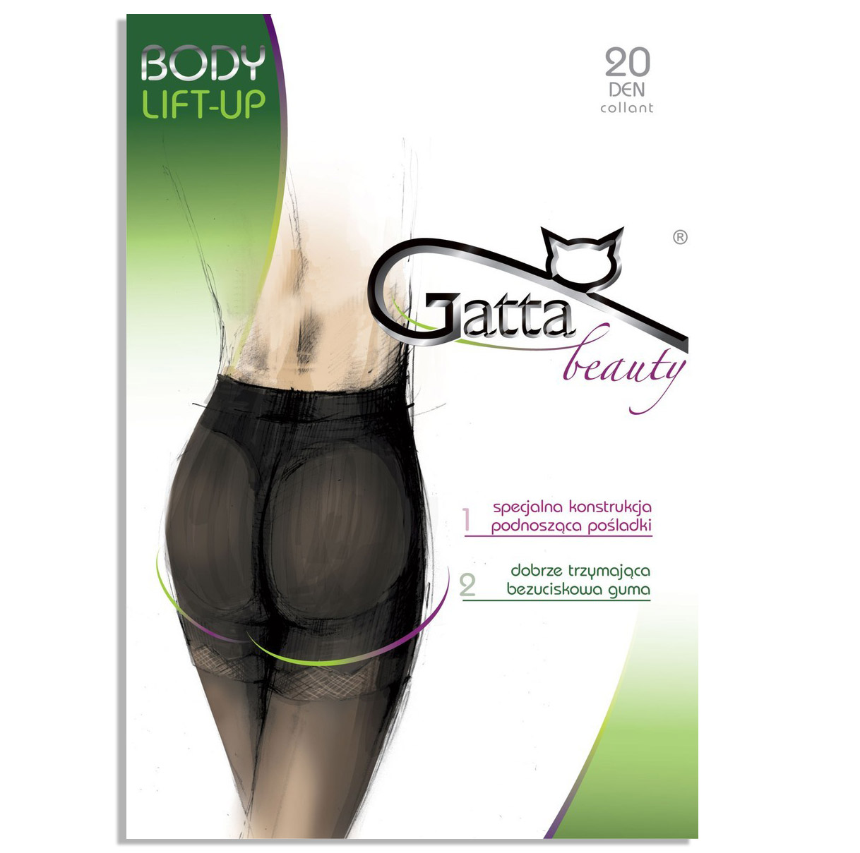 

gatta beauty Body Lift Up 20 den Kolory # 2 S