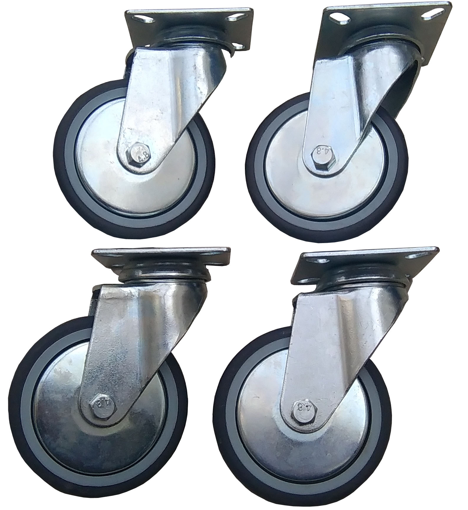 

Zestaw 4 szt Koło kółko koła kółka 100 mm 320 kg