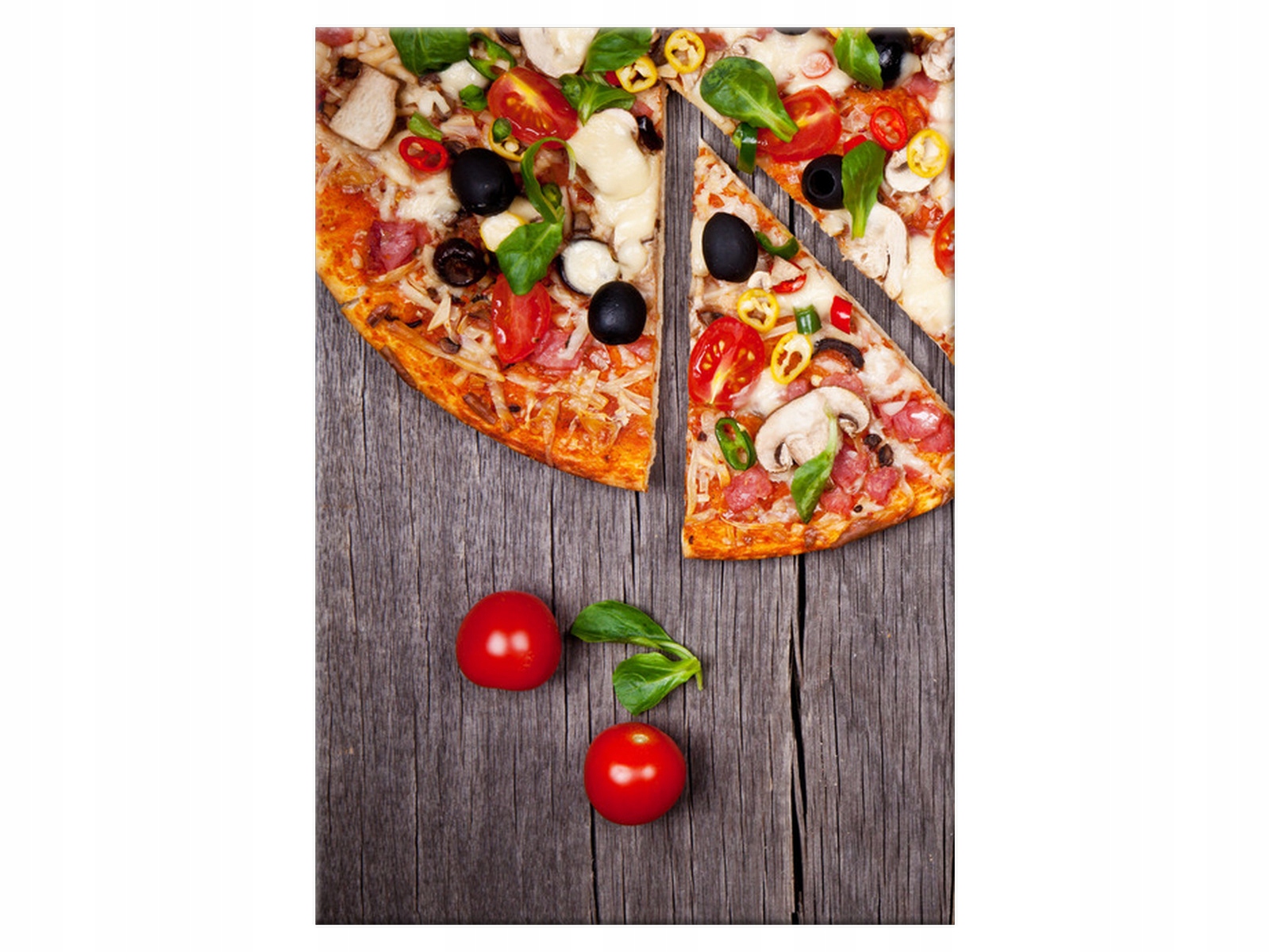 

Obraz na płótnie Pomidor Pizza 50x70 Papryka
